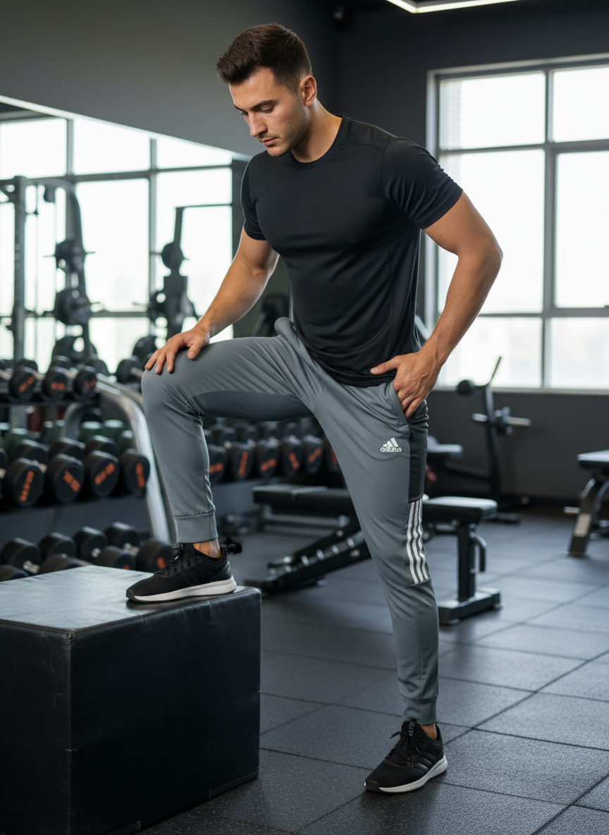 بنطلون أديداس بثلاثة خطوط