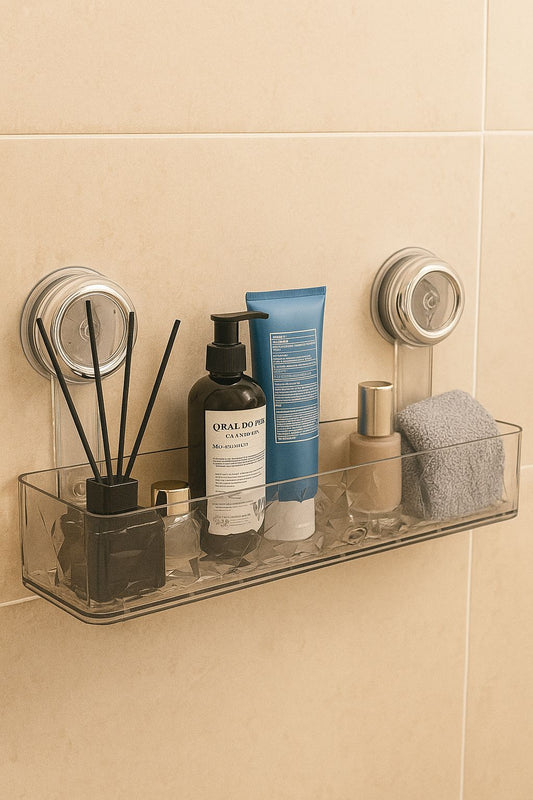 wall mounted suction cup transparent