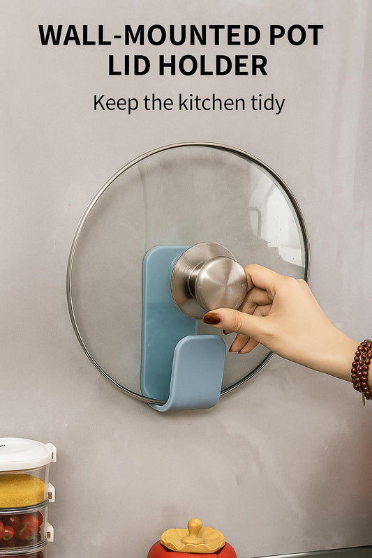 folding pot cover holder